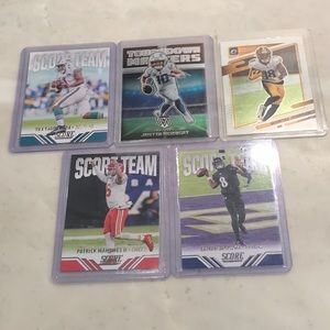 Patrick Mahomes, J. Herbert, Lamar Jackson, D. Johnson, Tua Tagovailoa Cards